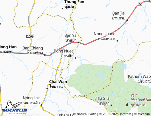MICHELIN Bong Nuea map - ViaMichelin