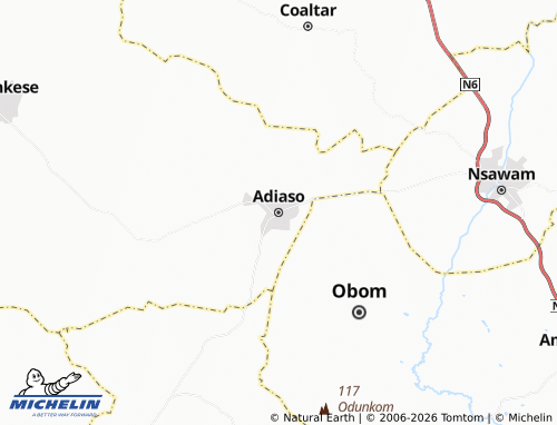 Mappa MICHELIN Adiaso - ViaMichelin