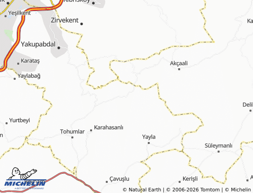 MICHELIN Evciler map - ViaMichelin