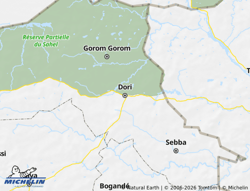 MICHELIN Sahel map - ViaMichelin
