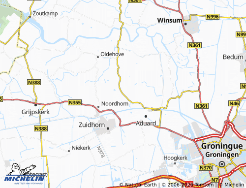 Kaart MICHELIN Den Ham - ViaMichelin