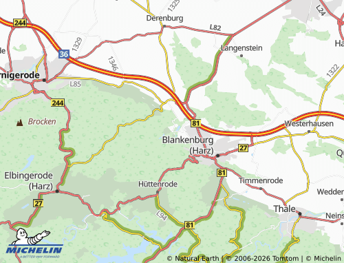 MICHELIN Michaelstein map - ViaMichelin