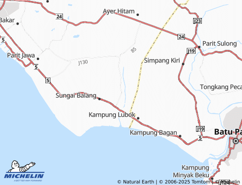 MICHELIN-Landkarte Kampung Melayu - ViaMichelin
