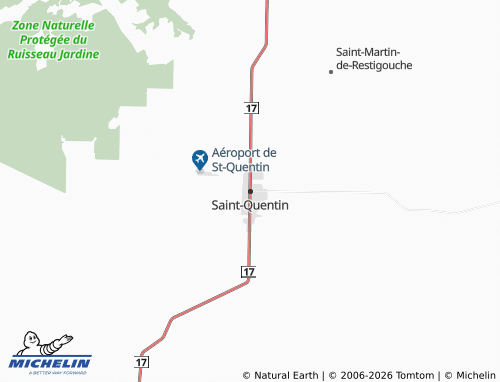MICHELIN Saint-Quentin map - ViaMichelin