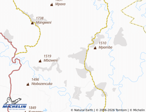 MICHELIN-Landkarte Xhameni - ViaMichelin