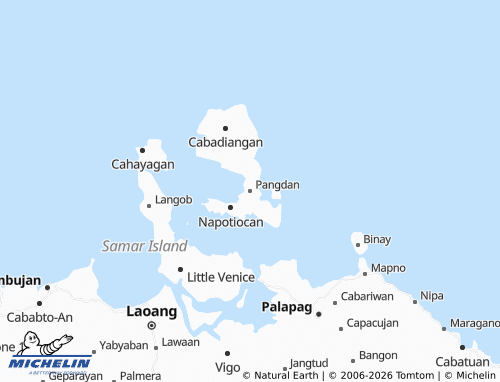 MICHELIN Pangdan map - ViaMichelin