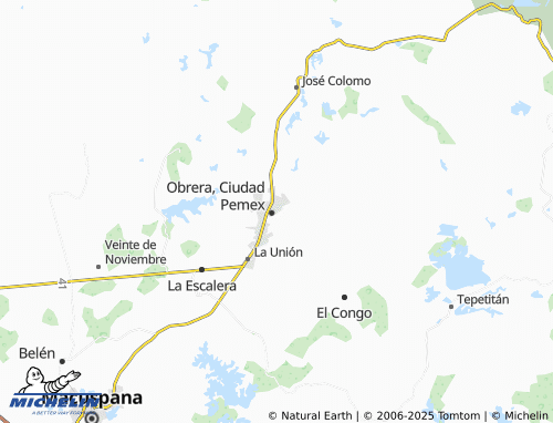 MICHELIN Conjunto Habitacional Militar map - ViaMichelin