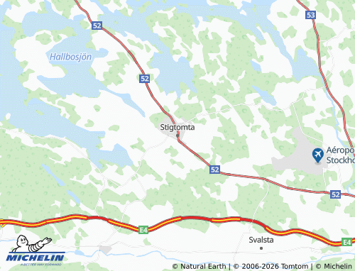 MICHELIN-Landkarte Stigtomta - ViaMichelin