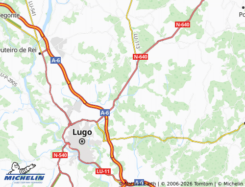 MICHELIN Castelo map - ViaMichelin