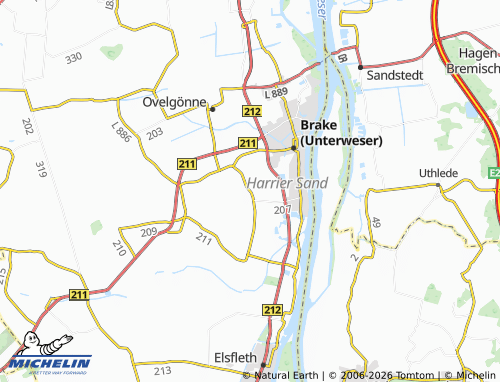MICHELIN Norderfeld map - ViaMichelin