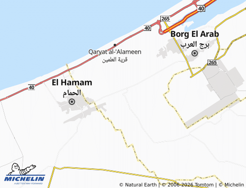 MICHELIN El Gewra map - ViaMichelin