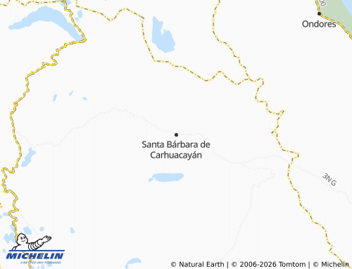 Mapa MICHELIN Santa Bárbara de Carhuacayán - ViaMichelin