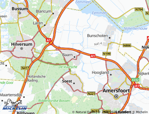 Mappa MICHELIN Baarn - ViaMichelin
