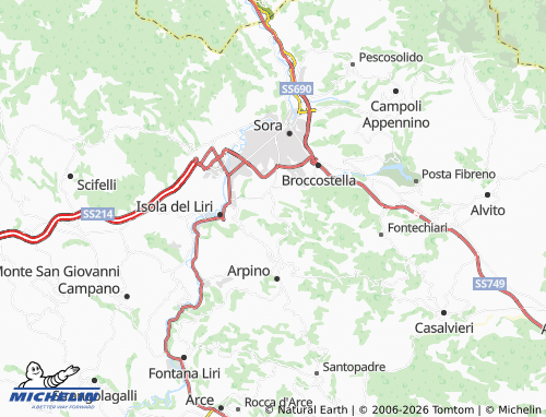 MICHELIN Carnello map - ViaMichelin