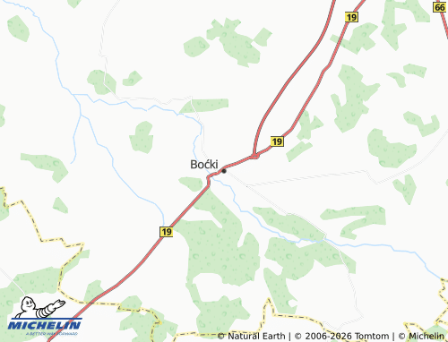 Mappa MICHELIN Boćki - ViaMichelin