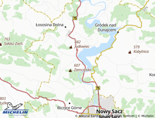 MICHELIN Tęgoborze map - ViaMichelin