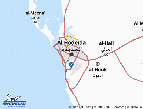 Mapa MICHELIN Al Hodeida - ViaMichelin