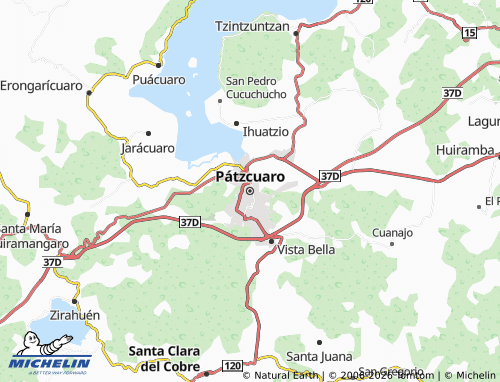 Mapa MICHELIN Pátzcuaro - ViaMichelin