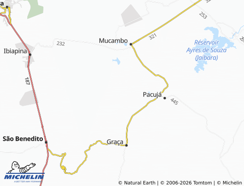 Mapa MICHELIN Caetano - ViaMichelin