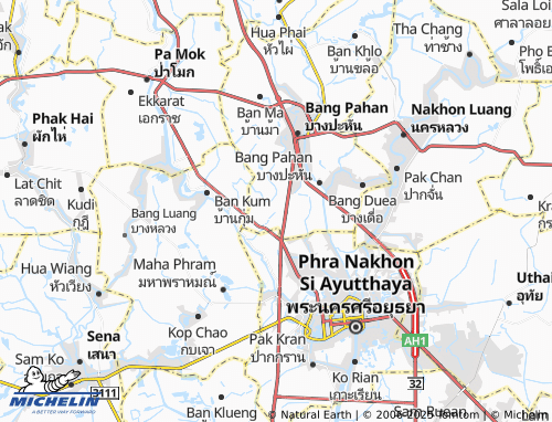 MICHELIN Phut Lao map - ViaMichelin