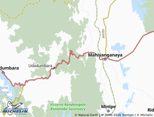 MICHELIN Gurulupotha map - ViaMichelin