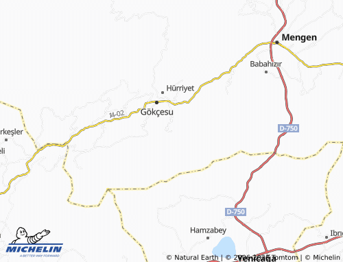 MICHELIN Küçükkuz map - ViaMichelin