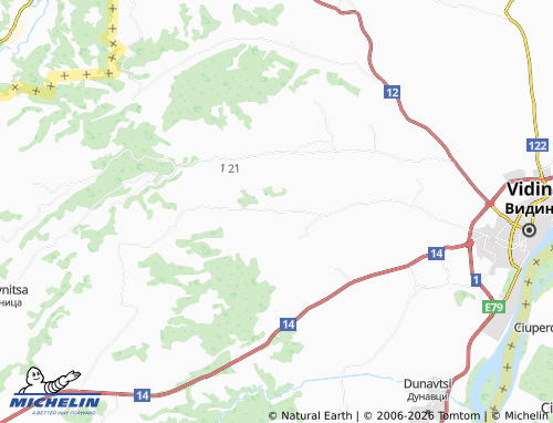 MICHELIN Druzhba map - ViaMichelin