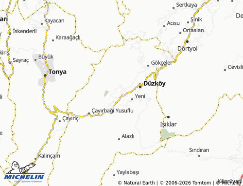MICHELIN Çiğdemli map - ViaMichelin