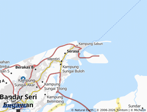 Kaart MICHELIN Kampung Serasa - ViaMichelin