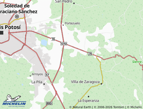 MICHELIN-Landkarte Centenario - ViaMichelin