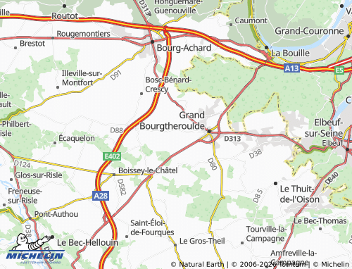 MICHELIN Angoville map - ViaMichelin