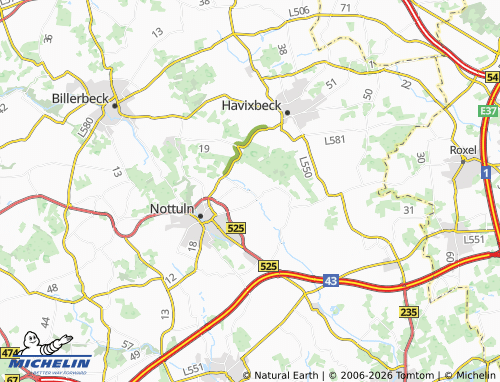 MICHELIN Stevern map - ViaMichelin