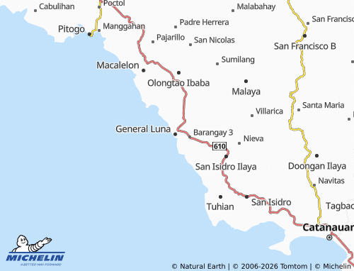 MICHELIN Barangay 1 map - ViaMichelin