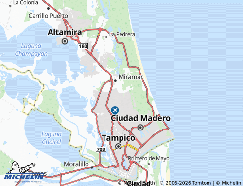 Mapa MICHELIN Benito Juárez - ViaMichelin