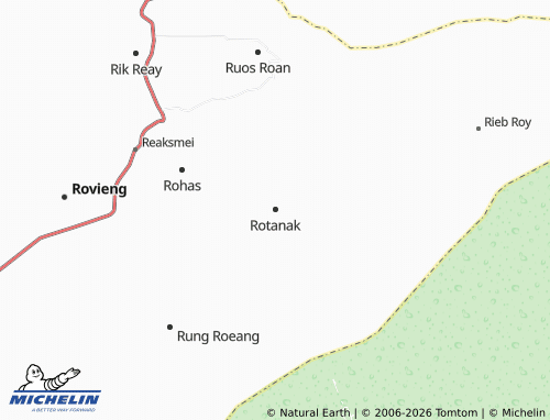 Mappa MICHELIN Rotanak - ViaMichelin