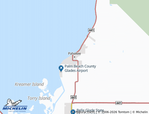 Mapa MICHELIN Pahokee - ViaMichelin