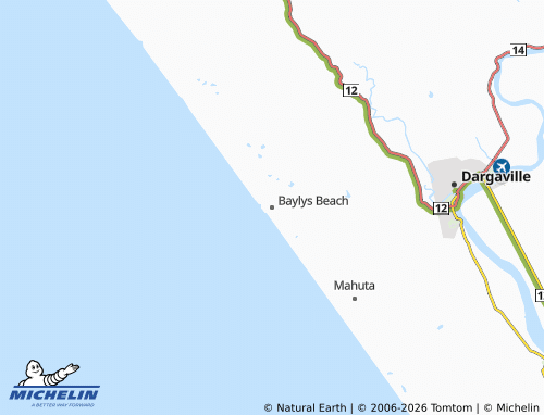 Mapa MICHELIN Baylys Beach - ViaMichelin