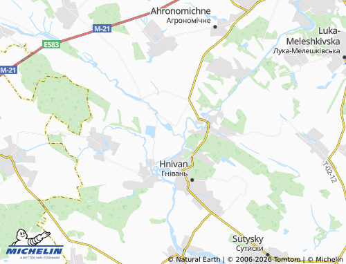 Mappa MICHELIN Rivets - ViaMichelin