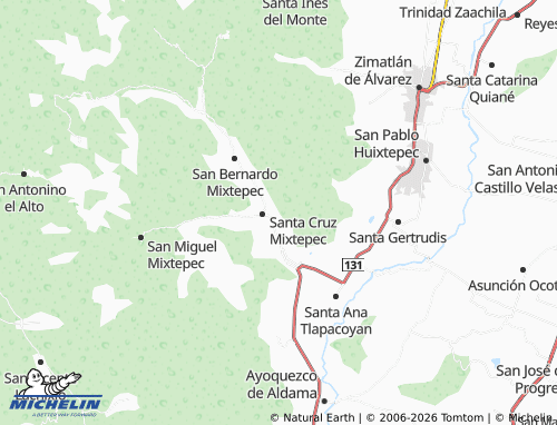 Mappa MICHELIN La Sidra, La Rastra, Zopilote - ViaMichelin
