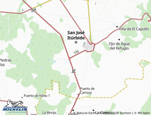 Mappa MICHELIN Valle del Encanto - ViaMichelin