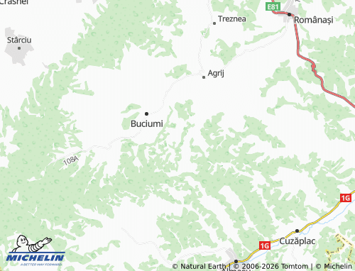 MICHELIN Răstolț map - ViaMichelin