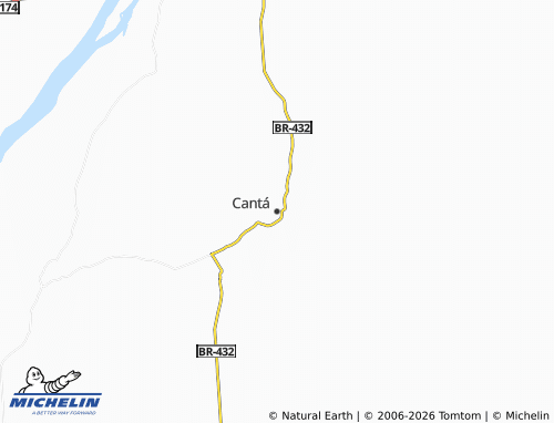 MICHELIN Cantá map - ViaMichelin