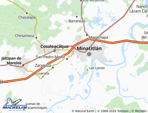 Mapa MICHELIN Jardines del Bosque - ViaMichelin