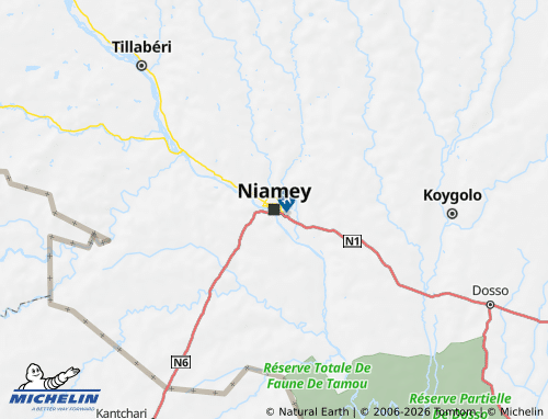 Mapa MICHELIN Niamey - ViaMichelin