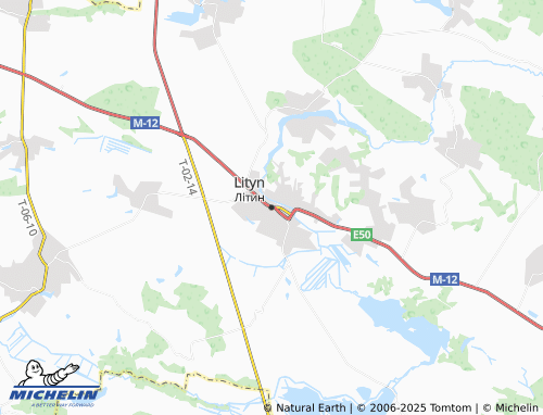 MICHELIN Lityn map - ViaMichelin