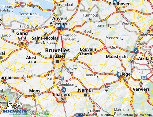 Mapa MICHELIN Lovaina - ViaMichelin
