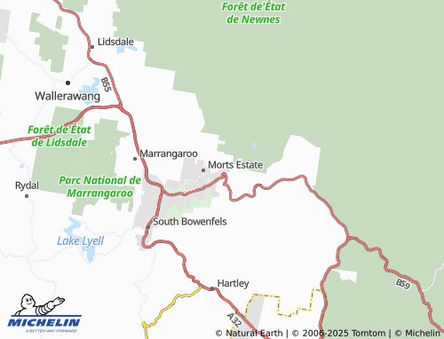 Mapa MICHELIN Oakey Park - ViaMichelin