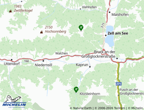 MICHELIN Piesendorf map - ViaMichelin
