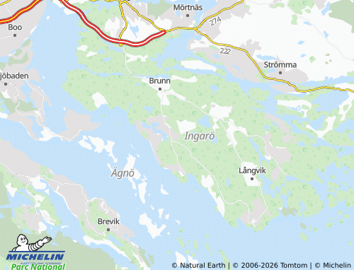 Mappa MICHELIN Abborrsjön - ViaMichelin