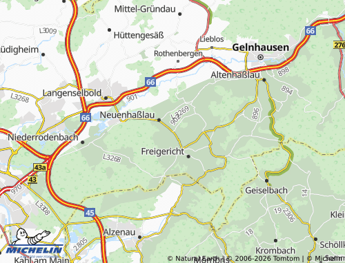 Mapa MICHELIN Gondsroth - ViaMichelin